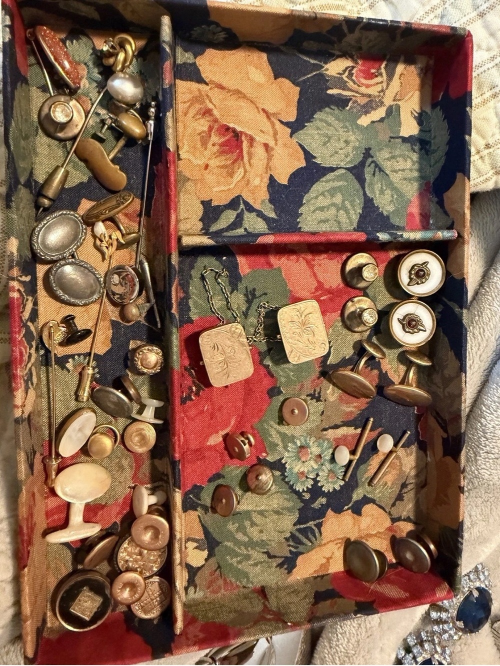 Vintage Cufflink/Tie Pin Lot - Matching Sets & Individuals Missing Match